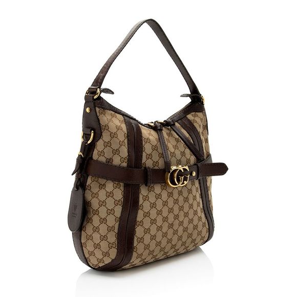 Gucci GG Canvas Running Medium Hobo - Picture 2 of 15